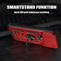 Outdoor Panzer Hülle Xiaomi 17 Pro Max Handyhülle Kameraschutz Ringhalter in Rot