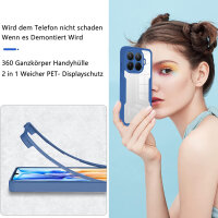 360° Grad Hülle Xiaomi 15T Pro Rundum vollschutz Integriertem Displayschutz in Blau