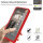 360° Grad Hülle Xiaomi 15T Pro Rundum vollschutz Integriertem Displayschutz in Rot
