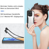 360° Grad Hülle Xiaomi 15T Rundum vollschutz Integriertem Displayschutz in Schwarz
