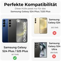 Hülle für Samsung Galaxy S25+ Handyhülle Handytasche Silikon Case Bumper
