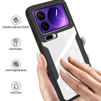 360° Grad Hülle für Xiaomi 17 Pro Max Rundum vollschutz Integriertem Displayschutz in Schwarz