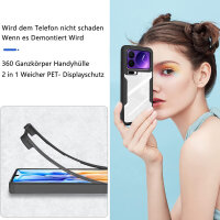 360° Grad Hülle für Xiaomi 17 Pro Max Rundum vollschutz Integriertem Displayschutz in Schwarz