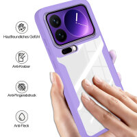 360° Grad Hülle für Xiaomi 17 Pro Max Rundum vollschutz Integriertem Displayschutz in Lila