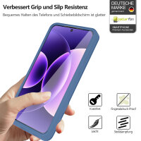 360° Grad Hülle für Xiaomi 17 Pro Max Rundum vollschutz Integriertem Displayschutz in Blau