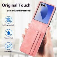 Hülle für Samsung Galaxy Z Flip 7 - Handyhülle Schutzhülle Flip Case Etui TPU Rosa