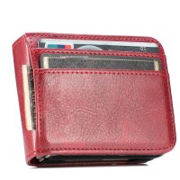 Hülle für Samsung Galaxy Z Flip 7 - Handyhülle Schutzhülle Flip Case Etui TPU Weinrot