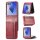 Hülle für Samsung Galaxy Z Flip 7 - Handyhülle Schutzhülle Flip Case Etui TPU Weinrot