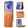 Hülle für Samsung Galaxy Z Flip 7 - Handyhülle Schutzhülle Flip Case Etui TPU Braun
