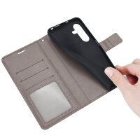 Hülle für Samsung Galaxy A36/ A56 Handy Tasche Case Schutzhülle Schale Etui BF Mandala Grau