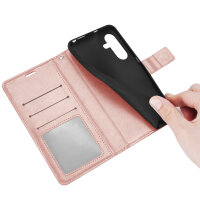 Hülle für Samsung Galaxy A36/ A56 Handy Tasche Case Schutzhülle Schale Etui BF Mandala Rosegold