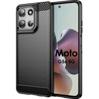 Carbon Hülle für Moto G56 Hülle...