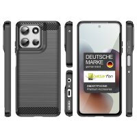 Carbon Hülle für Moto G56 Hülle...