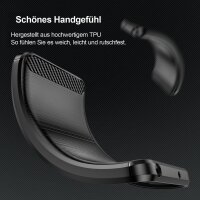 Carbon Hülle für Moto G56 Hülle Handyhülle Outdoor Handy Tasche Bumper Case Back Cover