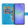 Hülle für Samsung Galaxy A36/ A56 Handy Tasche Case Schutzhülle Schale Etui BF Flower  Blau