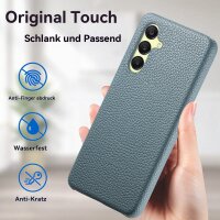 Hülle Handyhülle Stoßfeste Handy Tasche Ultra-Dünn Case Leder Bumper für Samsung Galaxy A26 Blau
