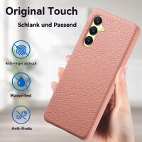 Hülle Handyhülle Stoßfeste Handy Tasche Ultra-Dünn Case Leder Bumper für Samsung Galaxy A26 Rosa