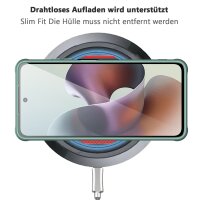 Magsafe Handyhülle für Motorola Moto G56 Matt Case Schutzhülle Kratzfest Magnet Hülle Grün