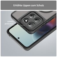 Magsafe Handyhülle für Motorola Moto G56 Matt Case Schutzhülle Kratzfest Magnet Hülle Schwarz