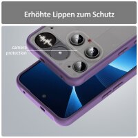 Handyhülle für Nothing Phone 3 Matt Stoßfest Schutzhülle Back cover Lila