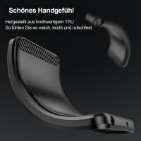 Xiaomi Redmi Note 15 Pro 5G Handy Tasche Carbon Hülle Schutzhülle Back Cover TPU Case Outdoor Bumper