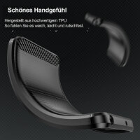 Xiaomi Redmi Note 15 Pro+ Handy Tasche Carbon Hülle Schutzhülle Back Cover TPU Case Outdoor Bumper