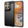Motorola Moto Edge 50 Neo Carbon Hülle TPU Handy Tasche Case Back Cover Panzer Schutzhülle Bumper in Schwarz