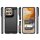 Motorola Moto Edge 50 Neo Carbon Hülle TPU Handy Tasche Case Back Cover Panzer Schutzhülle Bumper in Schwarz