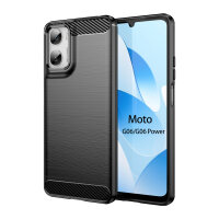 Motorola Moto G06 /G06 Power Carbon Hülle TPU Handy...