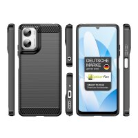 Motorola Moto G06 /G06 Power Carbon Hülle TPU Handy...