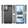 Motorola Moto G06 /G06 Power Carbon Hülle TPU Handy Tasche Case Back Cover Panzer Schutzhülle Bumper in Schwarz