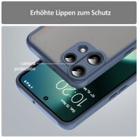 Handyhülle für Nothing Phone 3A Lite Matt Stoßfest Schutzhülle Back cover in Blau