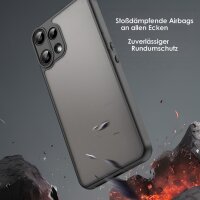 Handyhülle für Nothing Phone 3A Lite Matt Stoßfest Schutzhülle Back cover in Schwarz