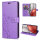 Hülle für Honor Magic 8 Lite Handyhülle Schutzhülle Wallet Case Klapphülle Etui Lila
