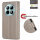 Hülle für Xiaomi Redmi Note 15 4G / 5G Handyhülle Wallet Case Klapphülle in Grau