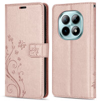 Hülle für Xiaomi Redmi Note 15 4G / 5G Handyhülle Wallet Case Klapphülle in Rosegold