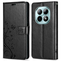 Hülle für Xiaomi Redmi Note 15 4G / 5G Handyhülle Wallet Case Klapphülle in Schwarz