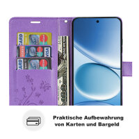 Hülle für Xiaomi Redmi Note 15 Pro 4G Handyhülle Wallet Case Klapphülle in Lila