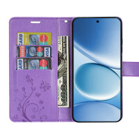 Hülle für Xiaomi Redmi Note 15 Pro 4G Handyhülle Wallet Case Klapphülle in Lila