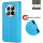 Hülle für Xiaomi Redmi Note 15 Pro 4G Handyhülle Wallet Case Klapphülle in Blau