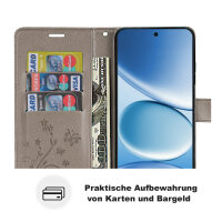 Hülle für Xiaomi Redmi Note 15 Pro 4G Handyhülle Wallet Case Klapphülle in Grau