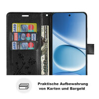 Hülle für Xiaomi Redmi Note 15 Pro 4G Handyhülle Wallet Case Klapphülle in Schwarz