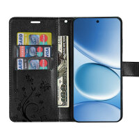Hülle für Xiaomi Redmi Note 15 Pro 4G Handyhülle Wallet Case Klapphülle in Schwarz