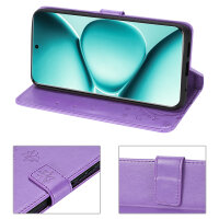 Hülle für Xiaomi Redmi Note 15 Pro+ Handyhülle Wallet Case Klapphülle in Lila