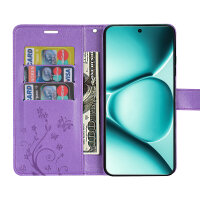 Hülle für Xiaomi Redmi Note 15 Pro+ Handyhülle Wallet Case Klapphülle in Lila