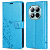 Hülle für Xiaomi Redmi Note 15 Pro+ Handyhülle Wallet Case Klapphülle in Blau