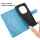 Hülle für Xiaomi Redmi Note 15 Pro+ Handyhülle Wallet Case Klapphülle in Blau