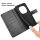 Hülle für Xiaomi Redmi Note 15 Pro 5G Handyhülle Wallet Case Klapphülle in Schwarz