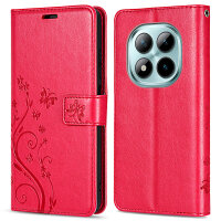 Hülle für Xiaomi Redmi Note 15 Pro 5G Handyhülle Wallet Case Klapphülle in Rot