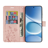 Hülle für Xiaomi Redmi Note 15 Pro 5G Handyhülle Wallet Case Klapphülle in Rosegold